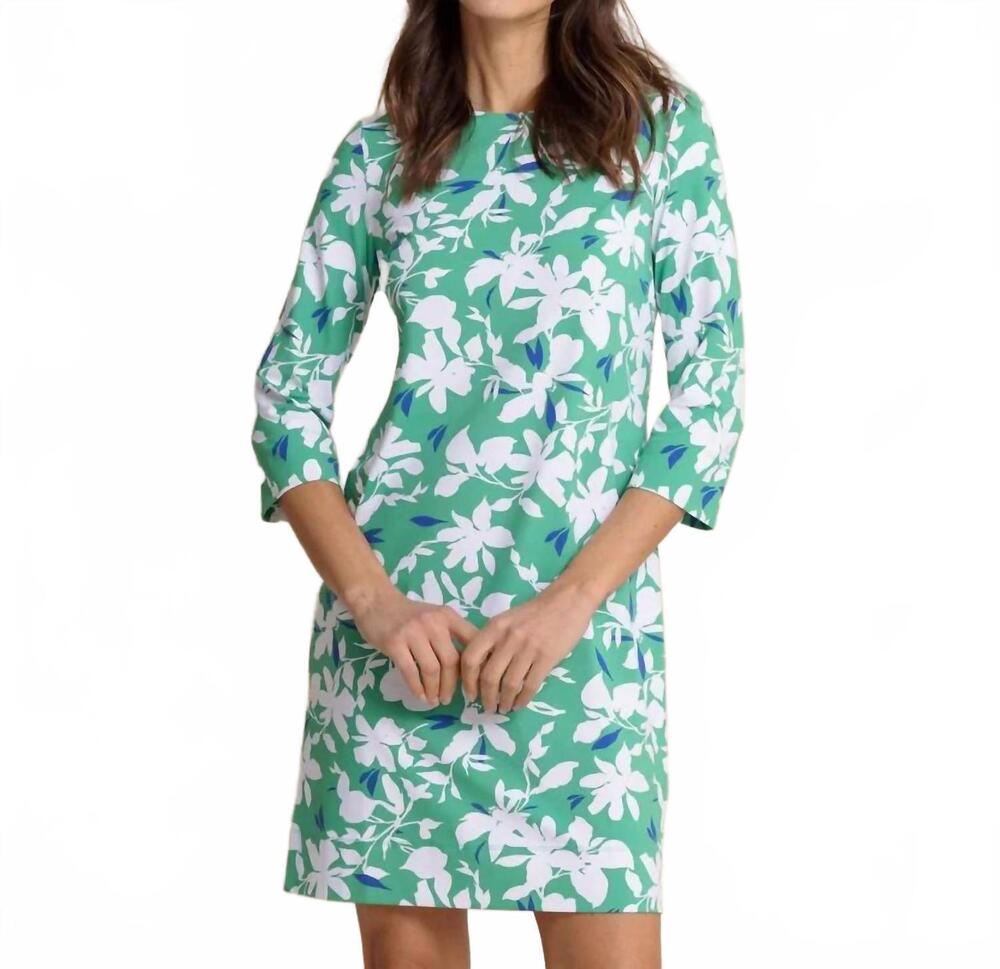 NEW SOUTHERN TIDE leira blossom bay printed dress in green